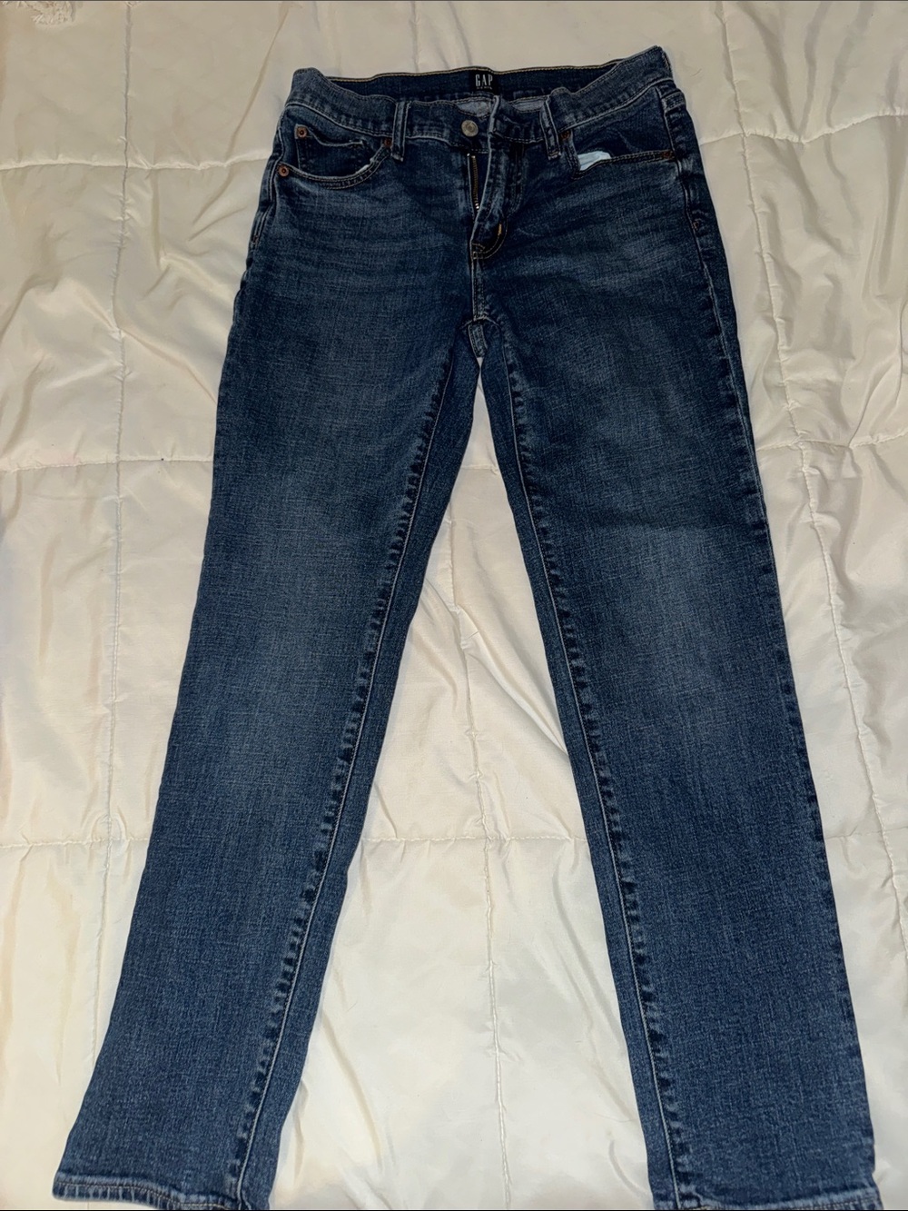 GAP Women's - girlfriend -Dark Indigo Straight-Leg Jeans